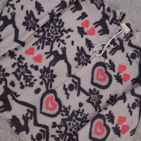 Y2K Women's Victoria Secret Sport Large Multicolor Long Sleeve Fleece Sweatshirt - Picture 6 of 10